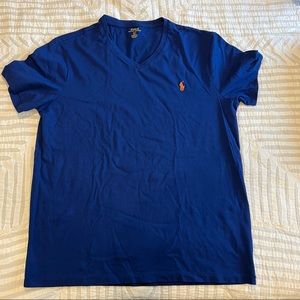 Polo V neck tee size L